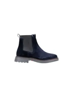 Tommy Hilfiger Herren Blaue Leder Stiefeletten - Stilvoll & Elegant