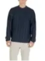 "Boss Pullover im Sale | Boss Herrenpullover Blau Rundhals Baumwolle Herbst Winter online kaufen"|Planet-Deluxe