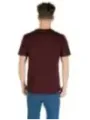 "Antony Morato T-Shirts im Sale | Antony Morato Herren Bordeaux Druck TShirt Herbst Winter online kaufen"|Planet-Deluxe