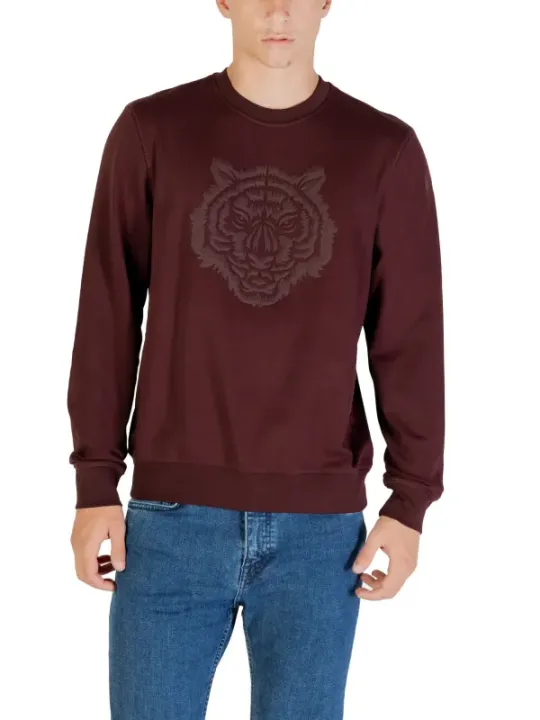 "Antony Morato Sweatshirts im Sale | Antony Morato Herren Fleece Bordeaux Druck Langarm  online kaufen"|Planet-Deluxe