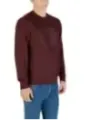"Antony Morato Sweatshirts im Sale | Antony Morato Herren Fleece Bordeaux Druck Langarm  online kaufen"|Planet-Deluxe