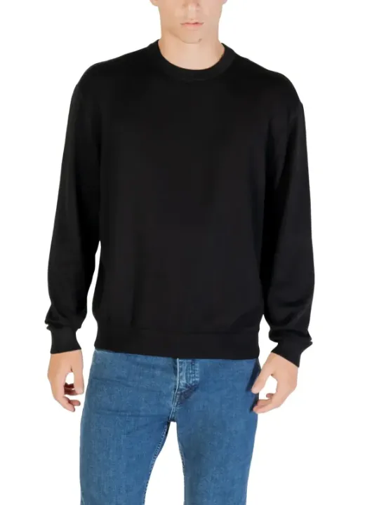"Armani Exchange Pullover im Sale | Armani Exchange Herrenpullover Schwarz Herbst Winter online kaufen"|Planet-Deluxe