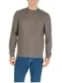 "Armani Exchange Pullover im Sale | Armani Exchange Herrenpullover Braun Rundhals Herbst Winter online kaufen"|Planet-Deluxe