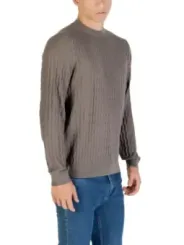 "Armani Exchange Pullover im Sale | Armani Exchange Herrenpullover Braun Rundhals Herbst Winter online kaufen"|Planet-Deluxe