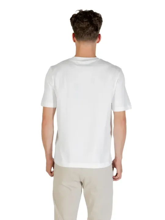 "Boss T-Shirts im Sale | Boss HerbstWinter Herren TShirt Weiß Kurzarm Rundhals online kaufen"|Planet-Deluxe