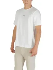 "Boss T-Shirts im Sale | Boss HerbstWinter Herren TShirt Weiß Kurzarm Rundhals online kaufen"|Planet-Deluxe