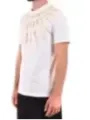 "Neil Barrett T-Shirts im Sale | Neil Barrett Herren TShirt Weiß Print Kurzarm Rundhals online kaufen"|Planet-Deluxe