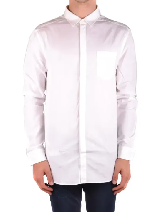 "Pierre Balmain Hemden im Sale | Pierre Balmain Herrenhemd Frühling Sommer Weiß Baumwolle online kaufen"|Planet-Deluxe