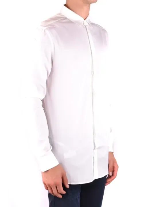 "Pierre Balmain Hemden im Sale | Pierre Balmain Herrenhemd Frühling Sommer Weiß Baumwolle online kaufen"|Planet-Deluxe