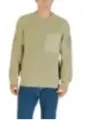 "Boss Pullover im Sale | Boss Herren Pullover - Beiger Langarm Rundhals mit Außentasche für Herbst/Winter | 100% Baumwolle - Artikelcode: 50546175 online kaufen"|Planet-Deluxe