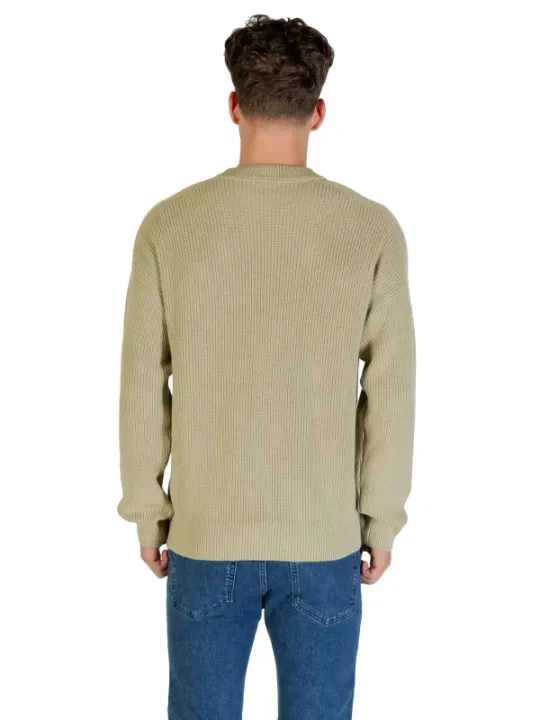 "Boss Pullover im Sale | Boss Herren Pullover - Beiger Langarm Rundhals mit Außentasche für Herbst/Winter | 100% Baumwolle - Artikelcode: 50546175 online kaufen"|Planet-Deluxe