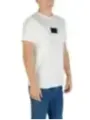 "Antony Morato T-Shirts im Sale | Antony Morato Herren T-Shirt - Weiß mit Druck, Kurzarm, Rundhalsausschnitt - Herbst/Winter Kollektion online kaufen"|Planet-Deluxe
