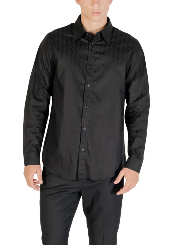 "Armani Exchange Hemden im Sale | Armani Exchange Herrenhemd für Herbst/Winter – Klassisches Schwarzes Langarmhemd aus 100% Baumwolle mit Knopfverschluss online kaufen"|Planet-Deluxe "Armani Exchange Hemden im Sale | Armani Exchange Herrenhemd für Herbst/Winter – Klassisches Schwarzes Langarmhemd aus 100% Baumwolle mit Knopfverschluss online kaufen"|Planet-Deluxe