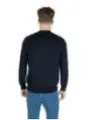 "Armani Exchange Pullover im Sale | Armani Exchange Herrenpullover - Stilvoller Rundhals-Pullover für Herbst/Winter in Blau online kaufen"|Planet-Deluxe
