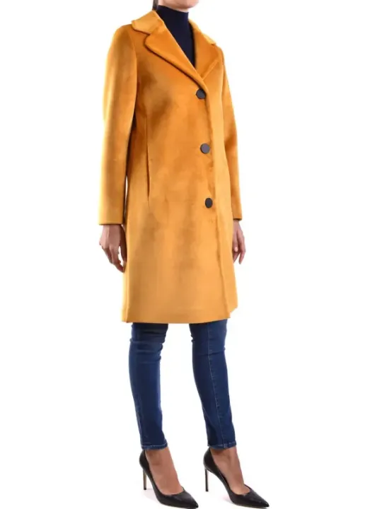 "Rrd Mäntel im Sale | Rrd Damenmantel Herbst/Winter Kamelhaar V-Ausschnitt online kaufen"|Planet-Deluxe