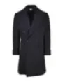 Navy Luigi Borrelli Doppelreiher-Mantel