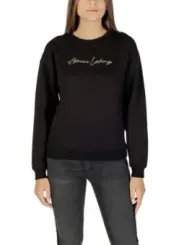"Armani Exchange Sweatshirts im Sale | Armani Exchange Damen Fleece Herbst/Winter Sweatshirt Schwarz online kaufen"|Planet-Deluxe