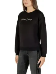 "Armani Exchange Sweatshirts im Sale | Armani Exchange Damen Fleece Herbst/Winter Sweatshirt Schwarz online kaufen"|Planet-Deluxe