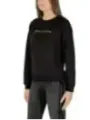 "Armani Exchange Sweatshirts im Sale | Armani Exchange Damen Fleece Herbst/Winter Sweatshirt Schwarz online kaufen"|Planet-Deluxe