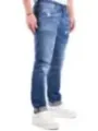 "Dondup Jeans im Sale | Dondup Herren Jeans - Herbst/Winter Kollektion - Blau mit Zerrissenen und Abgenutzten Details - Reißverschluss und Knopf - Arti online kaufen"|Planet-Deluxe