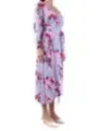 "Diane Von Furstenberg Kleider im Sale | Diane Von Furstenberg Buntes Frühlings-/Sommerkleid mit Blumenmuster und V-Ausschnitt für Damen – 100% Viskose, Maschinenwas online kaufen"|Planet-Deluxe