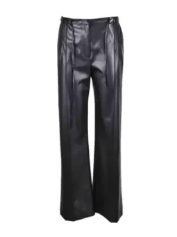Schwarze Lederhose Patrizia Pepe