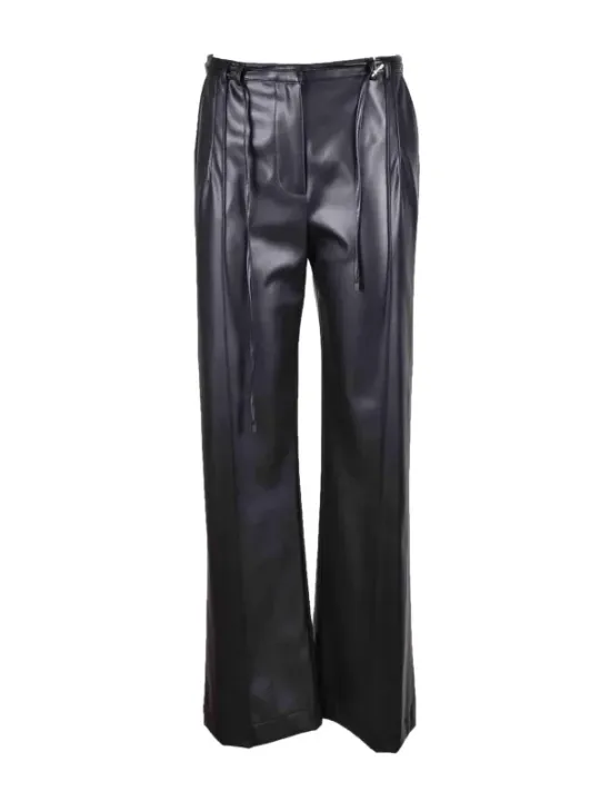 Schwarze Lederhose Patrizia Pepe