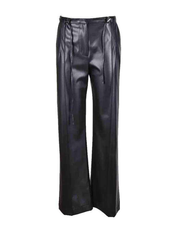 Schwarze Lederhose Patrizia Pepe