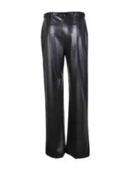 Schwarze Lederhose Patrizia Pepe