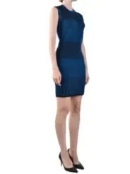 "Diane Von Furstenberg Kleider im Sale | Diane Von Furstenberg Damenkleid - Ärmeloses Herbst/Winter Kleid in Blau mit Rundhalsausschnitt, Artikelcode: V_29051 online kaufen"|Planet-Deluxe