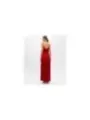 "Twinset Kleider im Sale | **Twinset Damenkleid - Ärmelloses Frühlings-/Sommerkleid in Rot mit V-Ausschnitt aus 100% Viskose** online kaufen"|Planet-Deluxe