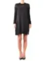 "Philosophy Kleider im Sale | Philosophy Damen Herbst/Winter Kleid - Schwarzes Wollkleid mit langen Ärmeln und Rundhalsausschnitt - Artikelcode B_34175 online kaufen"|Planet-Deluxe