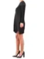 "Philosophy Kleider im Sale | Philosophy Damen Herbst/Winter Kleid - Schwarzes Wollkleid mit langen Ärmeln und Rundhalsausschnitt - Artikelcode B_34175 online kaufen"|Planet-Deluxe