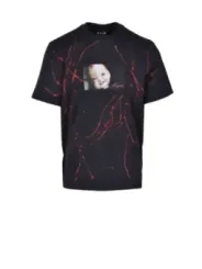 Argento MSGM T-Shirt mit Farbspritzern