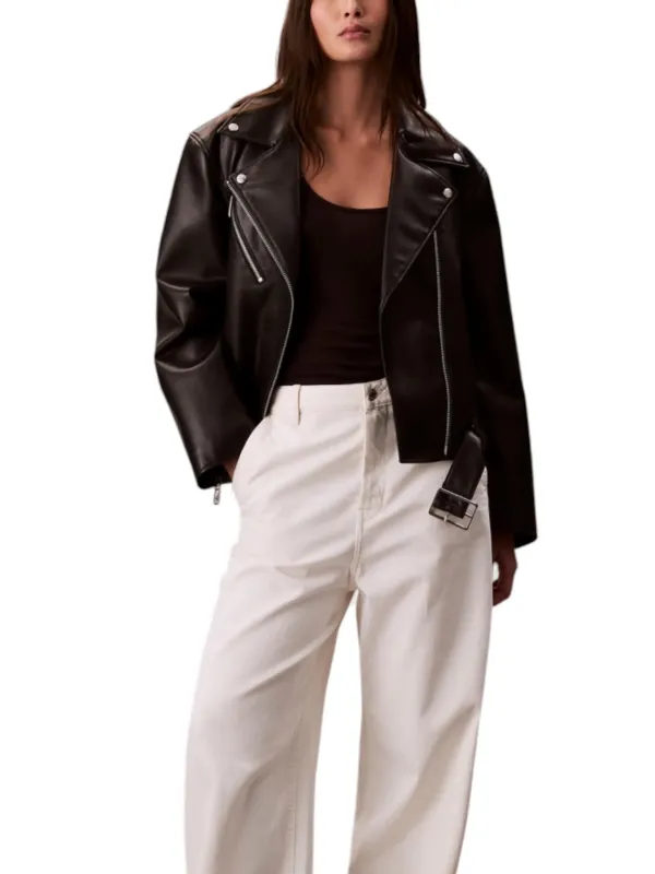 "Calvin Klein Jeans Blazer im Sale | Calvin Klein Jeans Damenjacke – Elegante Kostümjacke für Herbst/Winter, Schwarz mit Reißverschluss und Vordertaschen, Artik online kaufen"|Planet-Deluxe