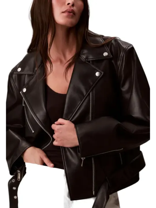 "Calvin Klein Jeans Blazer im Sale | Calvin Klein Jeans Damenjacke – Elegante Kostümjacke für Herbst/Winter, Schwarz mit Reißverschluss und Vordertaschen, Artik online kaufen"|Planet-Deluxe