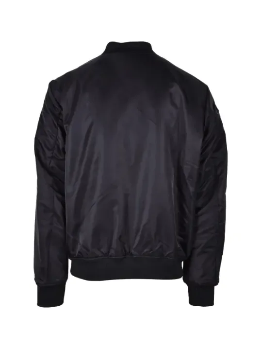 Schwarze Diesel Bomberjacke aus Nylon