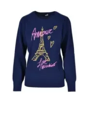 Love Moschino Eiffel Tower Pullover