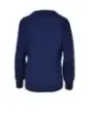 Dunkelblauer Langarm-Pullover mit Kragen
