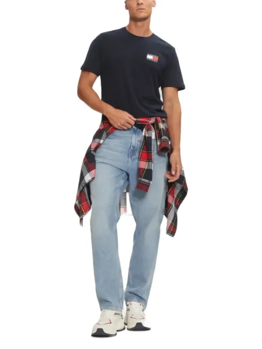 "Tommy Hilfiger Jeans T-Shirts im Sale | Tommy Hilfiger Jeans - Tommy Hilfiger Jeans T-Shirt Uomo online kaufen"|Planet-Deluxe