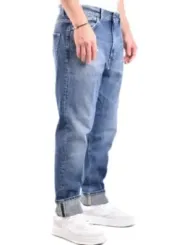 "Dondup Jeans im Sale | Dondup Herren Jeans Blau Abgenutzt - Herbst/Winter Kollektion | Stilvolle, Bequeme Denim-Hose mit Reißverschluss und Knopfversc online kaufen"|Planet-Deluxe