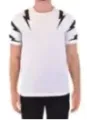"Neil Barrett T-Shirts im Sale | Neil Barrett Herren T-Shirt Weiß mit Druck - Kurzarm Rundhals für Frühling/Sommer online kaufen"|Planet-Deluxe