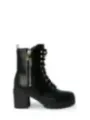 Schwarze Guess Kampfstiefel mit Absatz