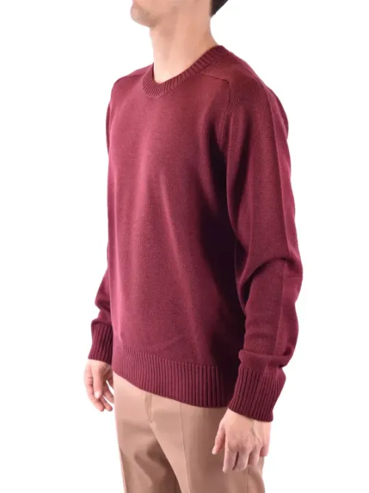 "Paolo Pecora Pullover im Sale | Paolo Pecora Herrenpullover Bordeaux Herbst/Winter online kaufen"|Planet-Deluxe