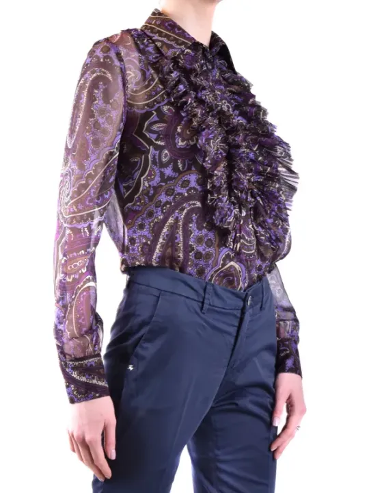 "P.a.r.o.s.h. Hemden im Sale | Parosh Damen Blusen Frühling Sommer Blumenmuster  online kaufen"|Planet-Deluxe