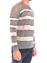 "Paolo Pecora Pullover im Sale | Paolo Pecora Bunter Streifenpullover Herren Frühjahr  online kaufen"|Planet-Deluxe