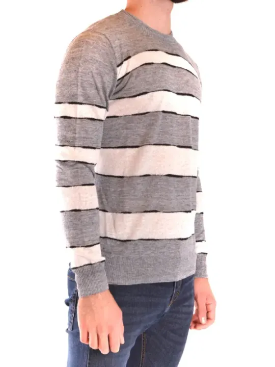 "Paolo Pecora Pullover im Sale | Paolo Pecora Bunter Streifenpullover Herren Frühjahr  online kaufen"|Planet-Deluxe