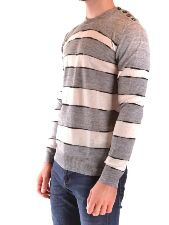 "Paolo Pecora Pullover im Sale | Paolo Pecora Bunter Streifenpullover Herren Frühjahr  online kaufen"|Planet-Deluxe