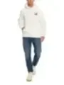 "Tommy Hilfiger Jeans Sweatshirts im Sale | Tommy Hilfiger Herren Fleece Hoodie Herbst/Winter Weiß online kaufen"|Planet-Deluxe
