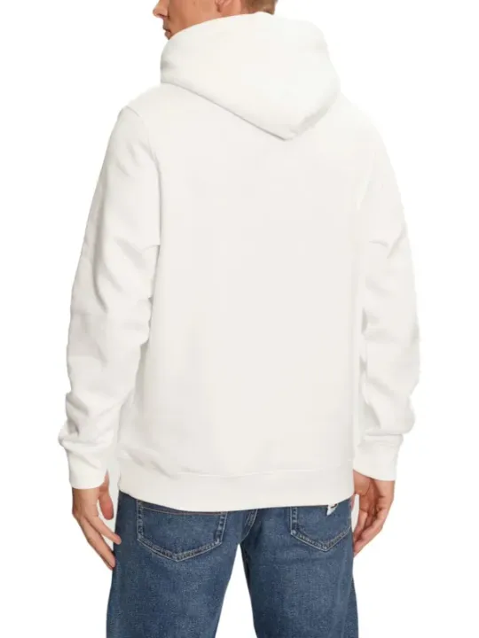 "Tommy Hilfiger Jeans Sweatshirts im Sale | Tommy Hilfiger Herren Fleece Hoodie Herbst/Winter Weiß online kaufen"|Planet-Deluxe